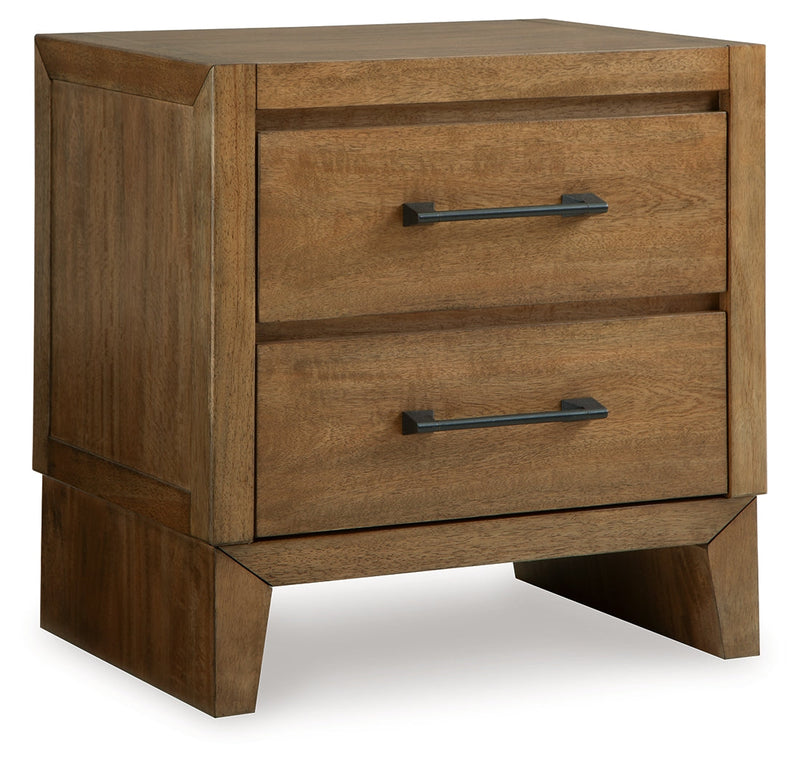 Sherbana Light Brown Panel Bedroom Set from Ashley - Luna Furniture