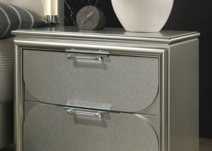 Sheridan Silver Nightstand - FM72080SV-N
