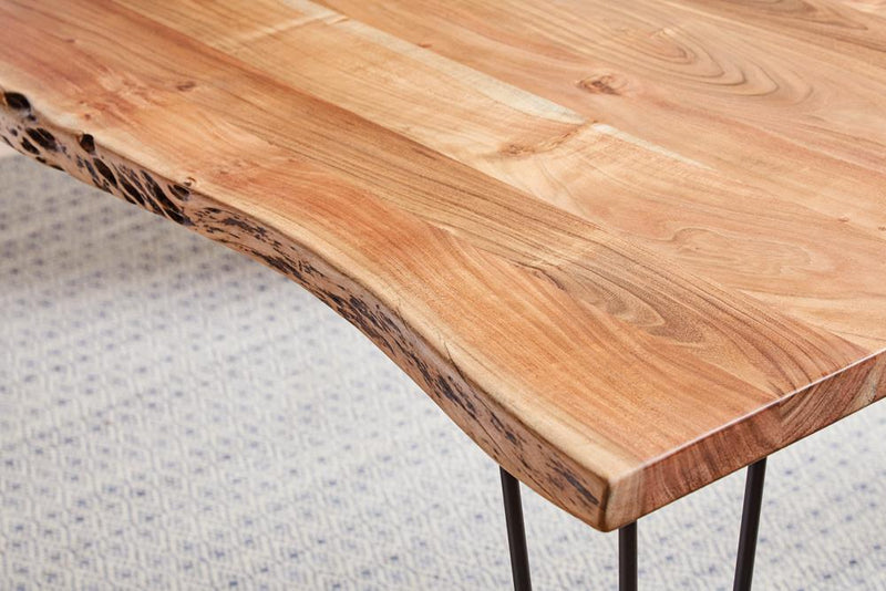 Sherman 71-inch Live Edge Dining Table Natural Acacia - 190911