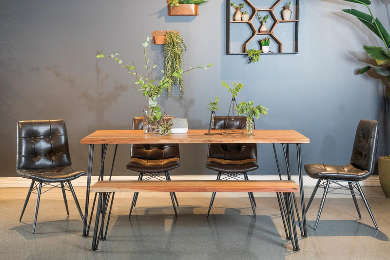 Sherman 71-inch Live Edge Dining Table Natural Acacia - 190911