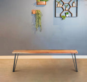 Sherman Wood Dining Bench Natural Acacia - 190913