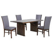 Sherwood 5-piece Rectangular Dining Table Set Brown - 193591-S5