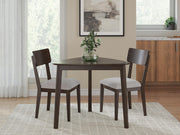 Shorbyn Dining Table and 2 Chairs - PCD607D1