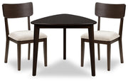 Shorbyn Dining Table and 2 Chairs - PCD607D1