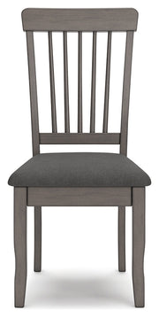 Shullden Dining Table and 4 Chairs in Gray - PKG015401