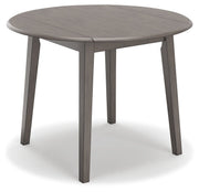 Shullden Gray Dining Table and 2 Chairs - Gate FurnitureDining Room Set