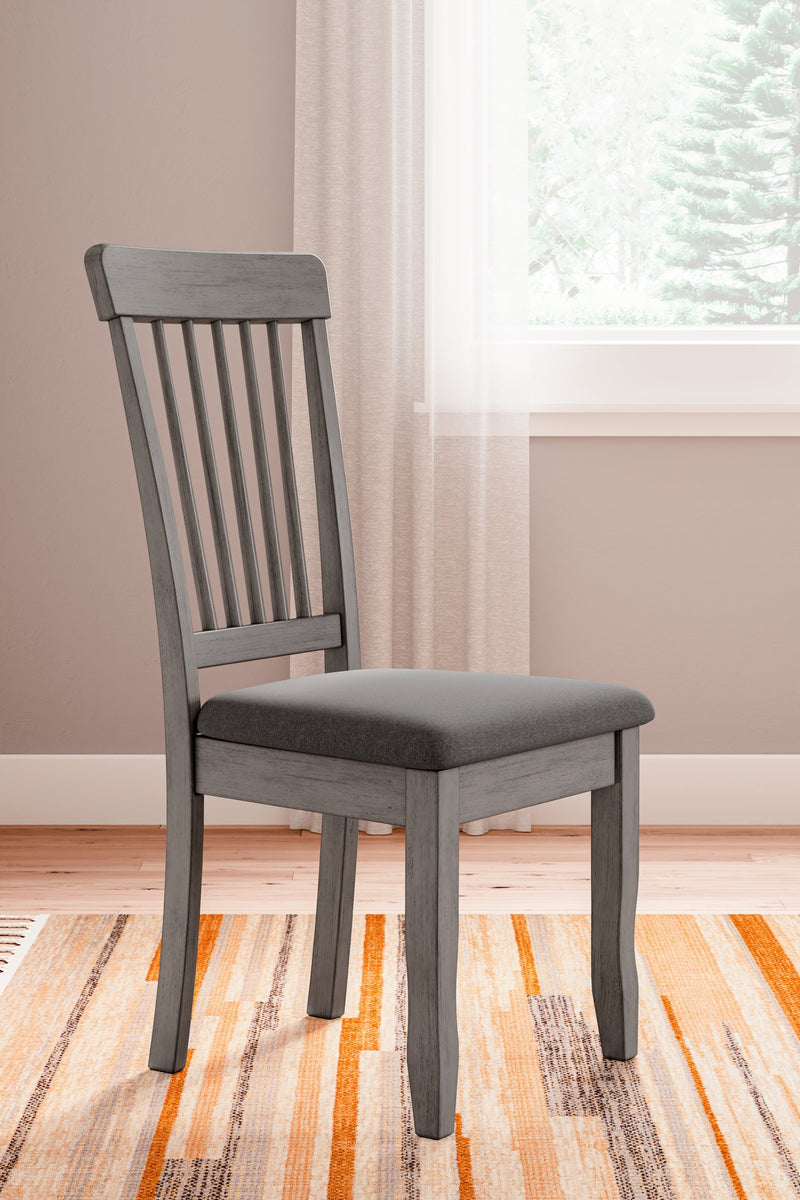 Shullden Gray Dining Table and 2 Chairs - Gate FurnitureDining Room Set