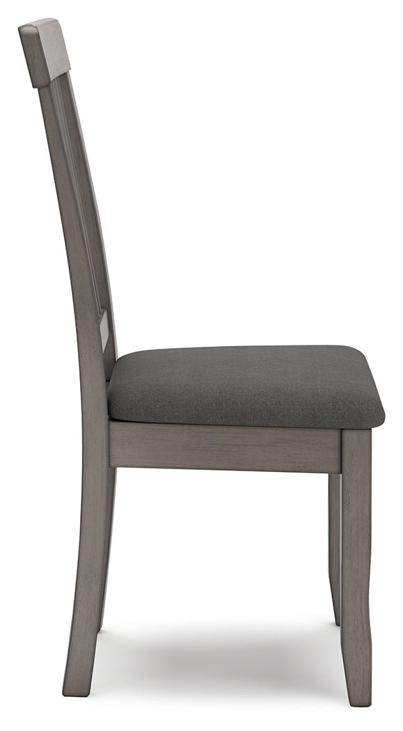 Shullden Gray Dining Table and 2 Chairs - Gate FurnitureDining Room Set