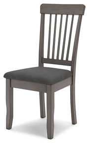 Shullden Gray Dining Table and 2 Chairs - Gate FurnitureDining Room Set