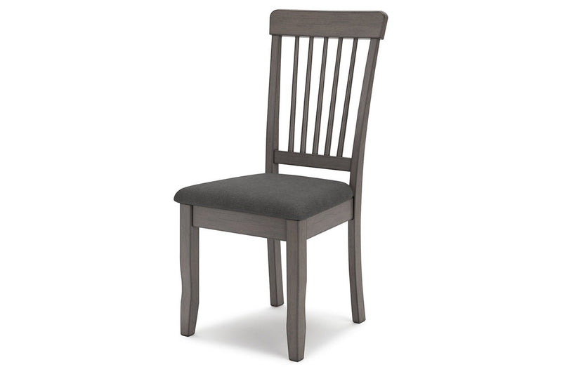 Shullden Gray Dining Table and 4 Chairs - Gate FurnitureDining Room Set