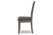 Shullden Gray Dining Table and 4 Chairs - Gate FurnitureDining Room Set