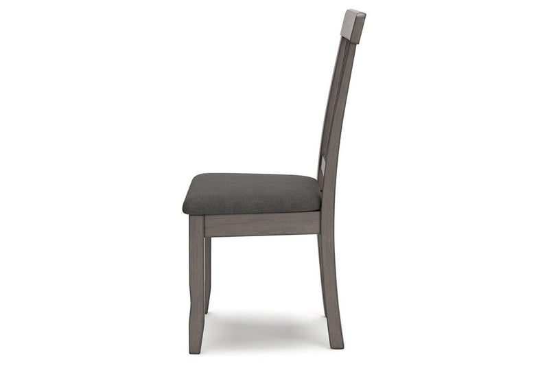 Shullden Gray Dining Table and 4 Chairs - Gate FurnitureDining Room Set