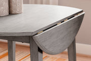 Shullden Gray Dining Table and 4 Chairs - Gate FurnitureDining Room Set