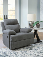 Side-Swipe Charcoal Recliner - PC9140625
