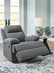 Side-Swipe Charcoal Recliner - PC9140625