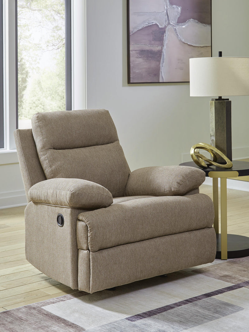 Side-Swipe Mocha Recliner - PC9140525