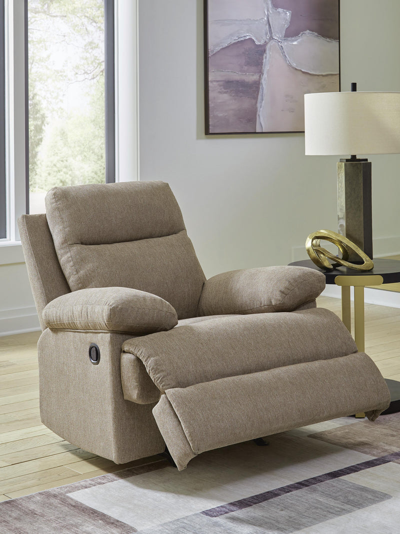 Side-Swipe Mocha Recliner - PC9140525