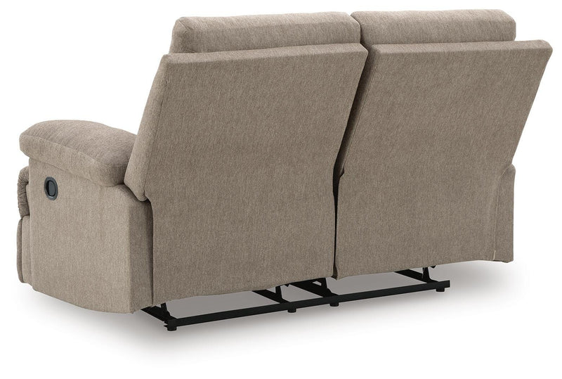 Side-Swipe Mocha Reclining Loveseat - PC9140586