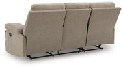 Side-Swipe Mocha Reclining Sofa and Loveseat - PC91405U1