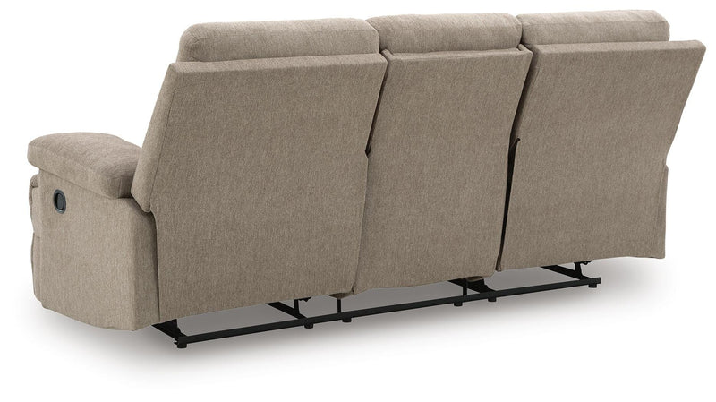 Side-Swipe Mocha Reclining Sofa and Loveseat - PC91405U1