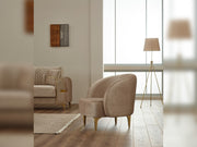 Siderno 3-pieces (Sofa & Loveseat & Chair) Livingroom in Dark Grey - 200-SIM-SID-VELVET412-321