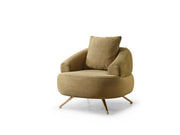 Sidney 3-pieces (Sofa & Loveseat & Chair) Livingroom in Beige - Green - 200-ELIF-SID-A206-321