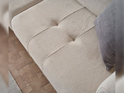 Sidney 3-pieces (Sofa & Loveseat & Chair) Livingroom in Cream - Dark Grey - 200-ELIF-SID-A205-321
