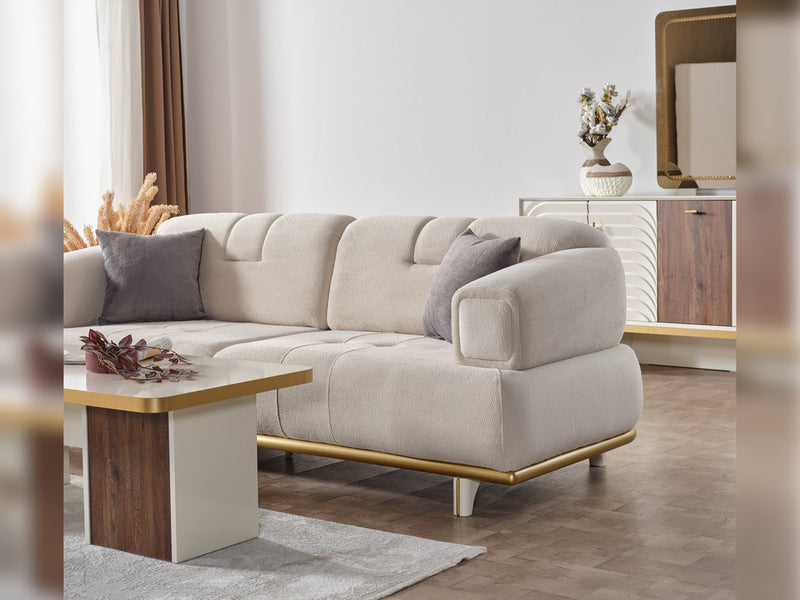 Sidney Convertible Sofa in White - 200-ELIF-SID-A204-3