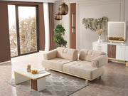 Sidney Convertible Sofa in White - 200-ELIF-SID-A204-3