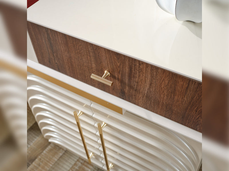 Sidney Dresser With Mirror & Ottoman - 200-ELIF-SID-A201-DR