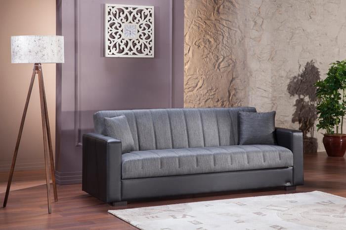 Sidney Sleeper (Bolzoni Gray) Living Room Set - Gate FurnitureLiving Room Set
