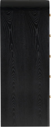 Siena Ash Wood And Natural Cane Chest in Black - SienaBlack-CH