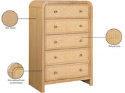 Siena Ash Wood And Natural Cane Chest in Natural - SienaNatural-CH