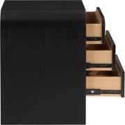 Siena Ash Wood And Natural Cane Dresser in Black - SienaBlack-D