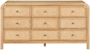 Siena Ash Wood And Natural Cane Dresser in Natural - SienaNatural-D