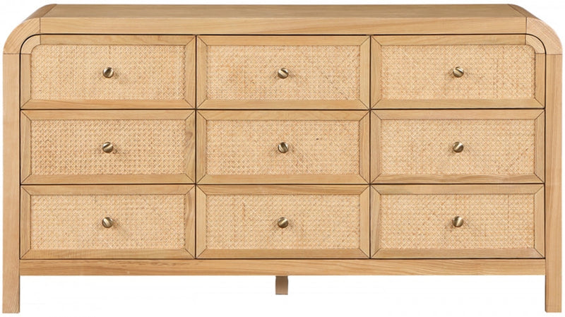 Siena Ash Wood And Natural Cane Dresser in Natural - SienaNatural-D