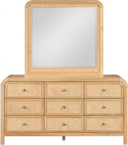 Siena Ash Wood And Natural Cane Dresser in Natural - SienaNatural-D