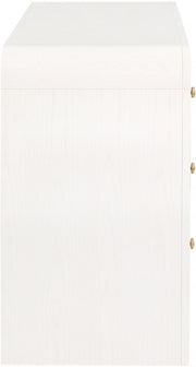 Siena Ash Wood And Natural Cane Dresser in White - SienaWhite-D