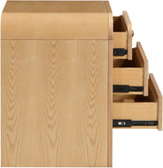 Siena Ash Wood And Natural Cane Nightstand in Natural - SienaNatural-NS