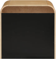 Siena Ash Wood And Natural Cane Nightstand in Natural - SienaNatural-NS