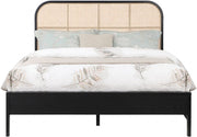 Siena Ash Wood Full Bed (3 Boxes) Black - SienaBlack-F