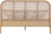 Siena Ash Wood King Bed (3 Boxes) Natural - Gate FurnitureKing Bed