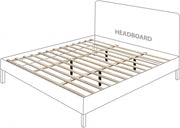Siena Ash Wood King Bed (3 Boxes) White - Gate FurnitureKing Bed
