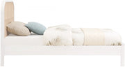 Siena Ash Wood Twin Bed (3 Boxes) White - Gate FurnitureTwin Bed