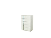 Sienna 5 Drawer Chest in White - 120-SIE-CHE-W