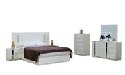 Sienna 5 Drawer Chest in White - 120-SIE-CHE-W