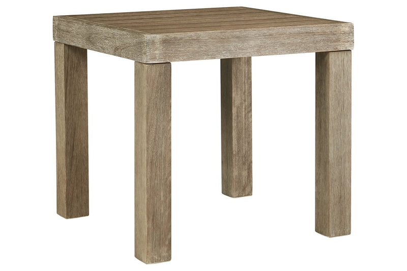 Silo Point Brown Outdoor End Table - Gate FurnitureEnd Table
