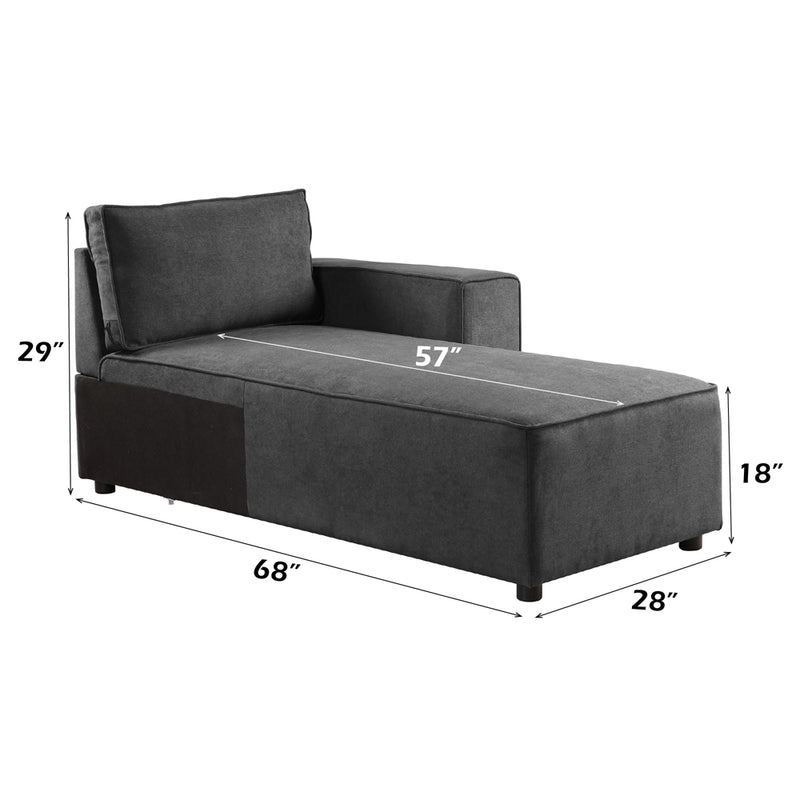 Silvester Modular - Chaise W/2 Pillows - 56875