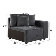 Silvester Modular - Right Facing Chair W/2 Pillows - 56872