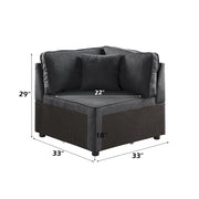 Silvester Modular - Wedge W/Pillow - 56874